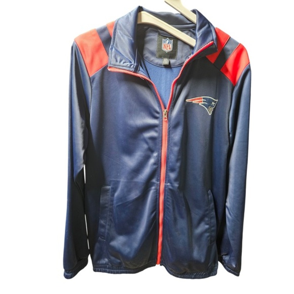 NFL Team Men's New‎ England Patriots Zip Up Jacket Size S